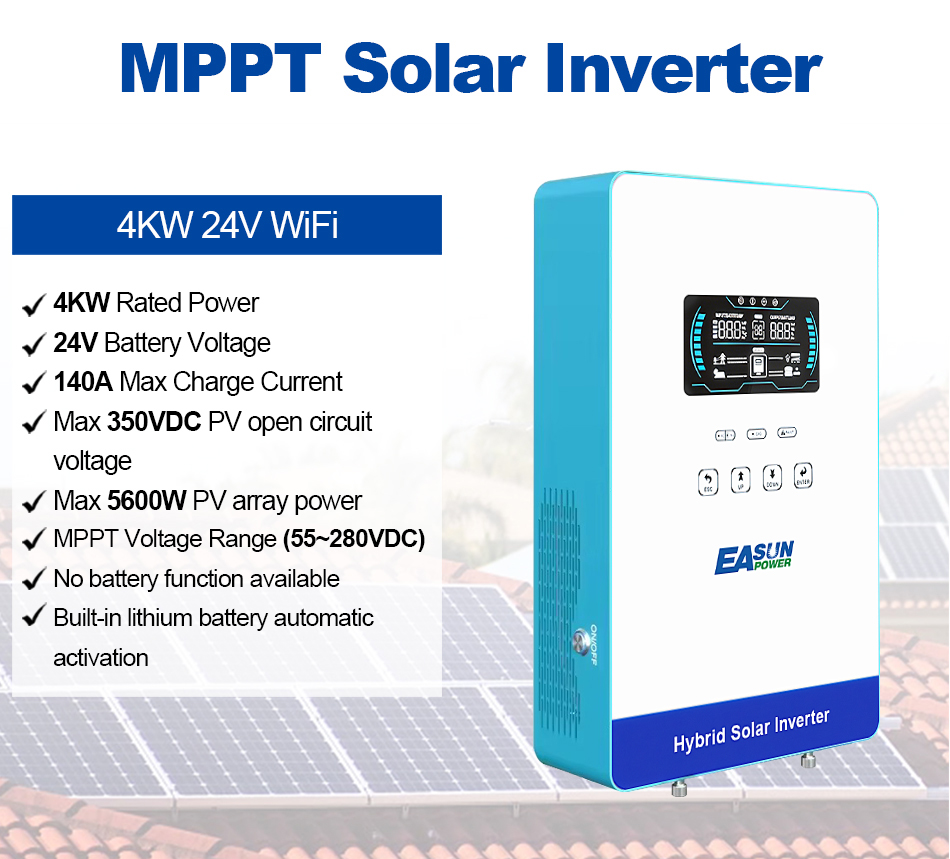 EASUN POWER 4KW Inverter 110V  - Flexible Solar Panel 评论和价格