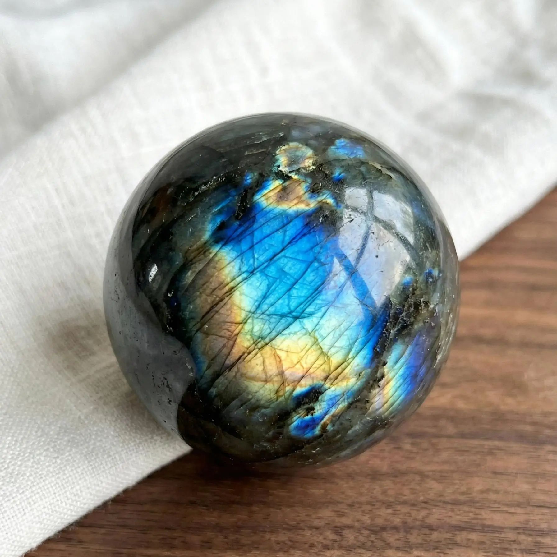 Natural Labradorite Sphere, Po - Renewable Energy Lab 评论和价格
