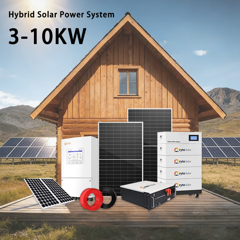 3KW-10KW Complete Off-Grid Hyb - Solar Panel System 10Kw 评论和价格