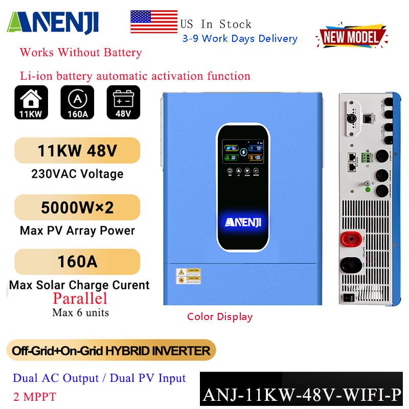 ANENJI 11KW 48V Hybrid Solar I - Flexible Solar Panel 评论和价格