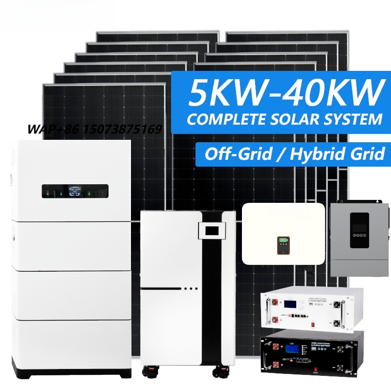 Complete 20kw Hybrid Off Grid  - Solar Panel System 10Kw 评论和价格
