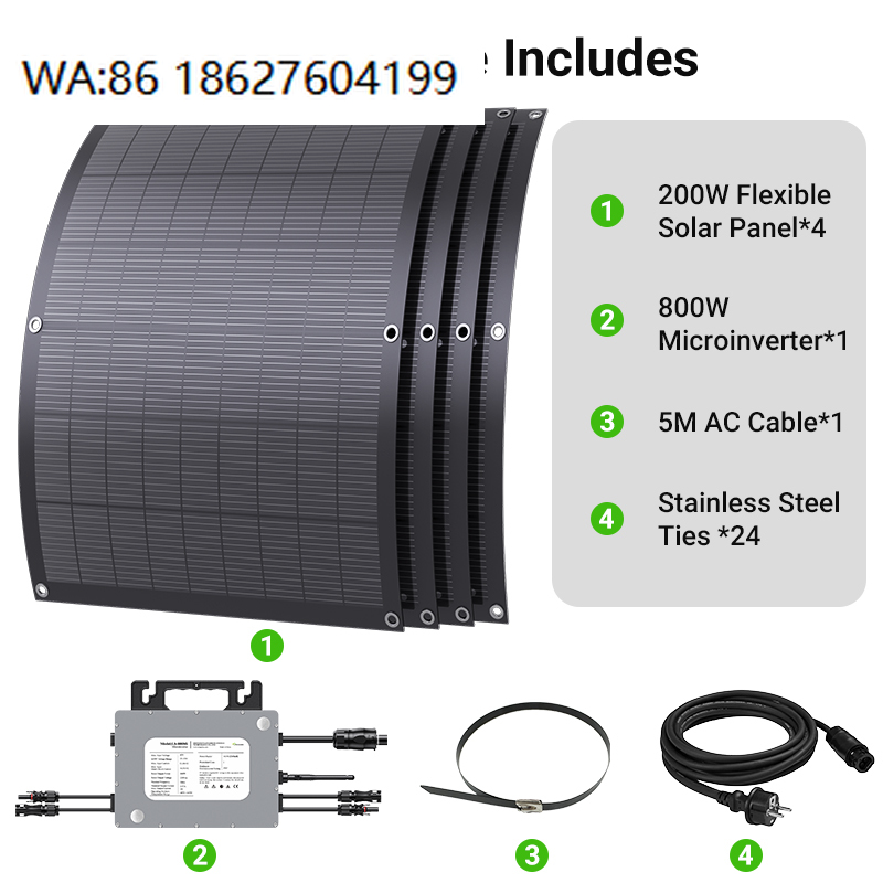 Flexible Solar Kit 800W Micro  - Flexible Solar Panel 评论和价格